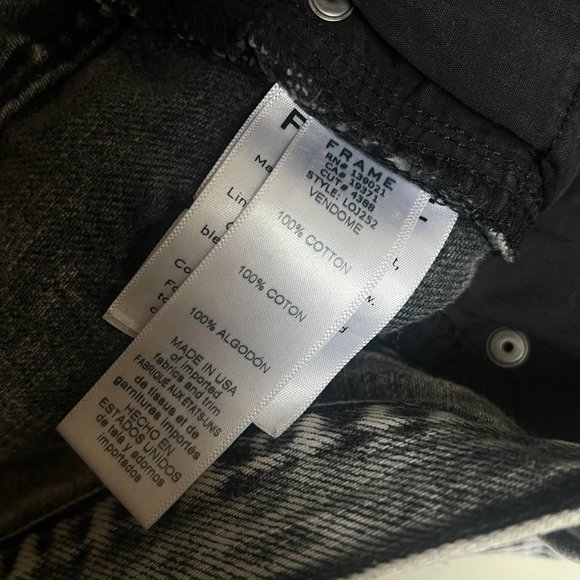 Frame Denim black acid wash jeans - Picture 10 of 11